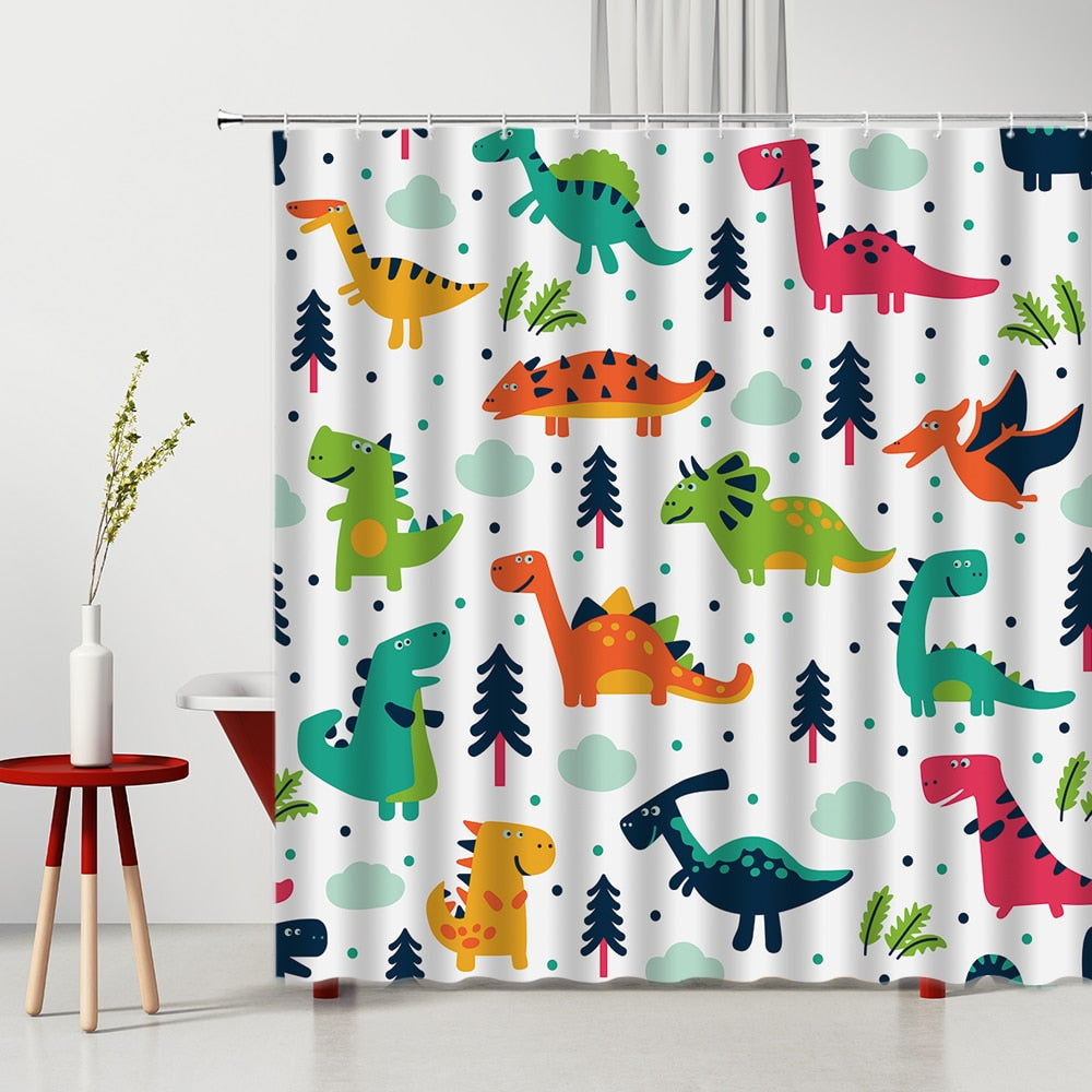 Dinosaur Shower Curtain