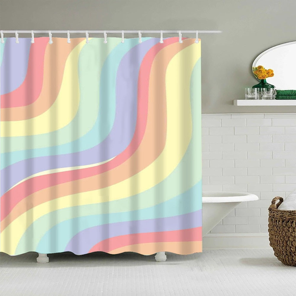 Camouflage Abstract Shower Curtain