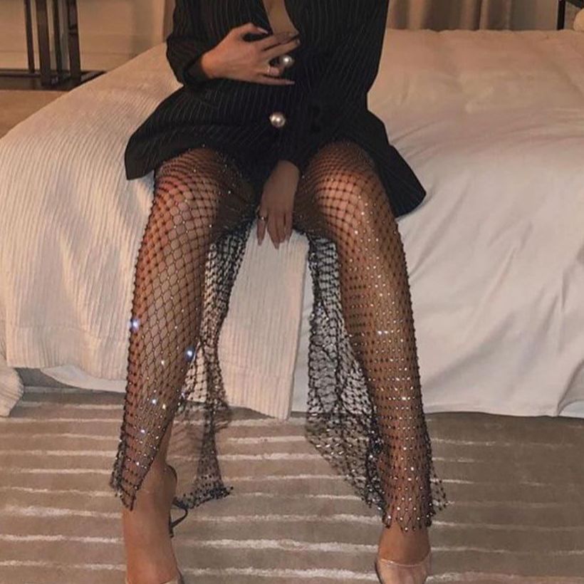 Crystal Diamond Shiny Pants