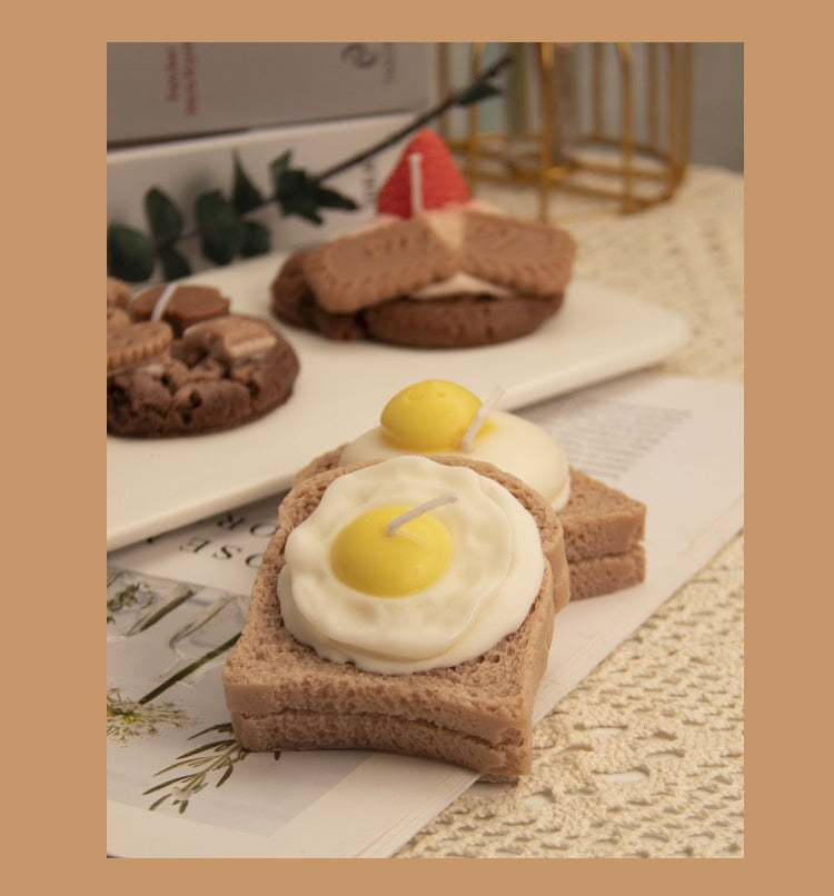 Fried Eggs on Toast Aromatherapy Candles