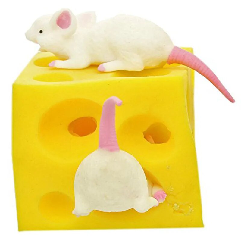 Mouse Cheese Anti Stress Relief Toy