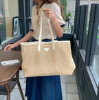Straw Large Tote Shopping Bag