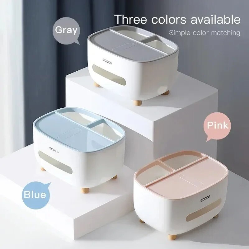 Tissue Storage Box Multifunctional Storage