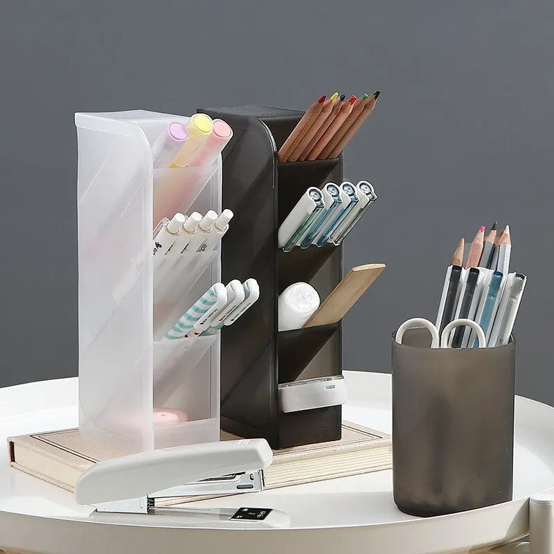 1pc White/Black Pencil Storage Box