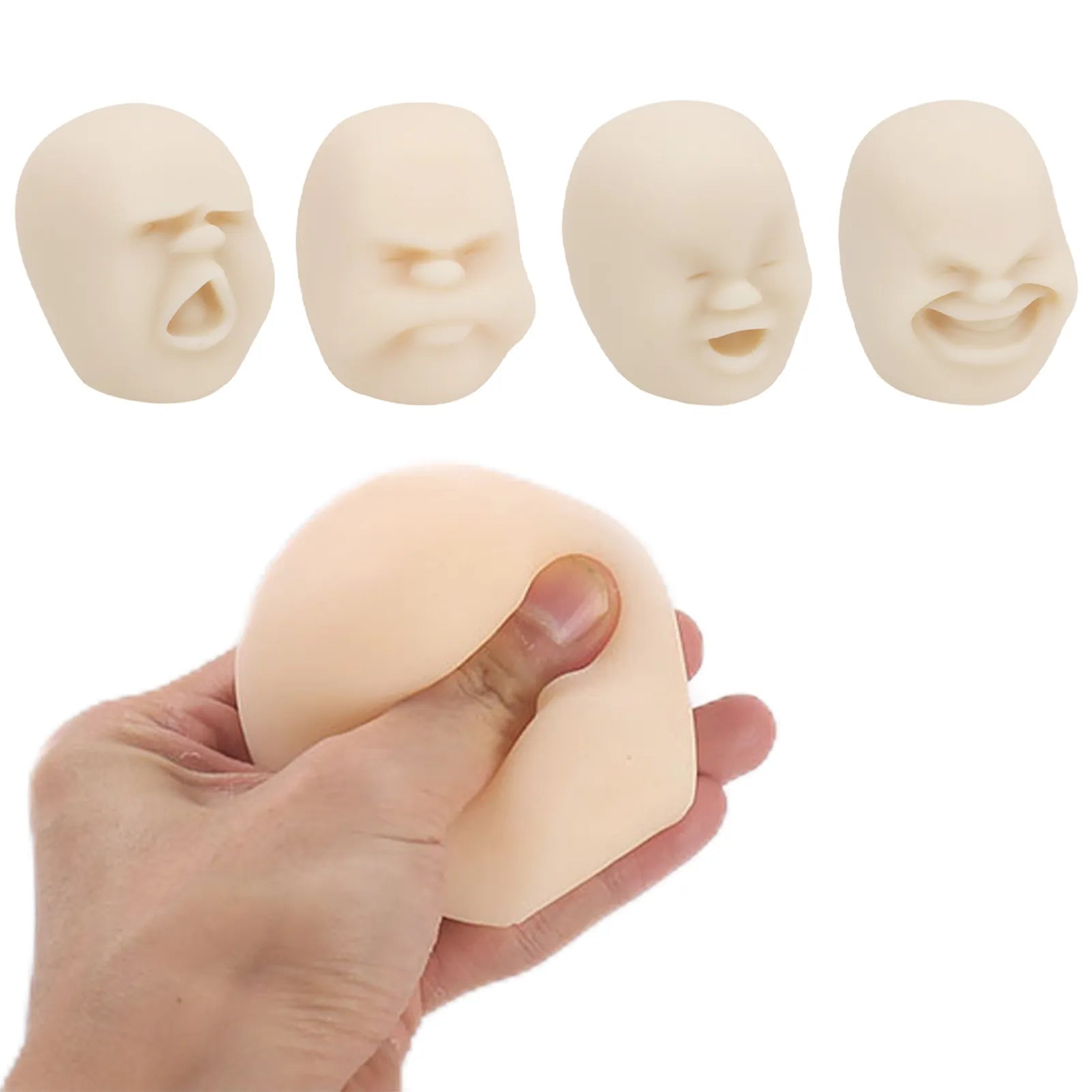 Human Face Ball Squishy Toy