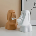 Easter Island Moai Stone Statue Paper Towel Box