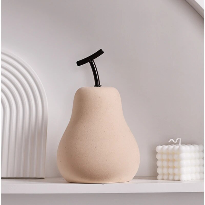 Wabi Sabi Ceramic Apple/Pear Ornament