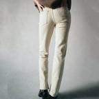 High-waisted Trousers  Slim Jeans