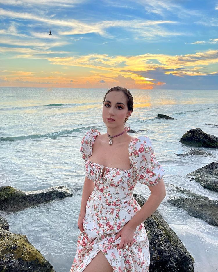 Floral Print Midi Dress