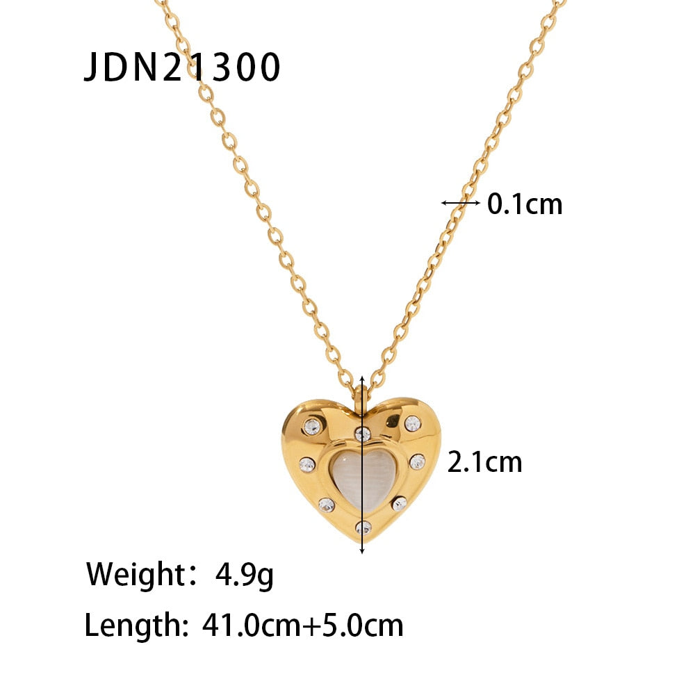 Mix Set Gold Rhinestone Necklace