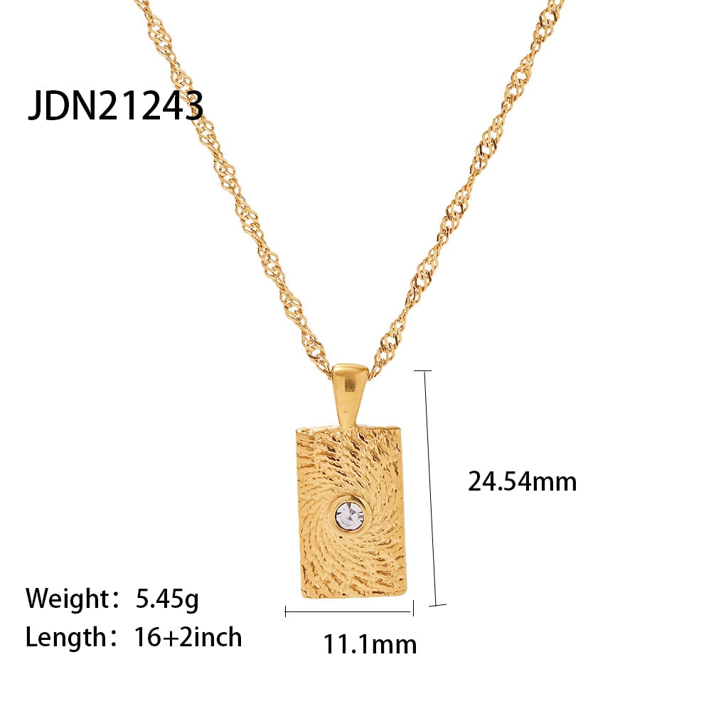 Mix Set Gold Rhinestone Necklace