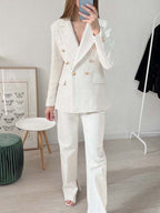 White Tweed Blazer