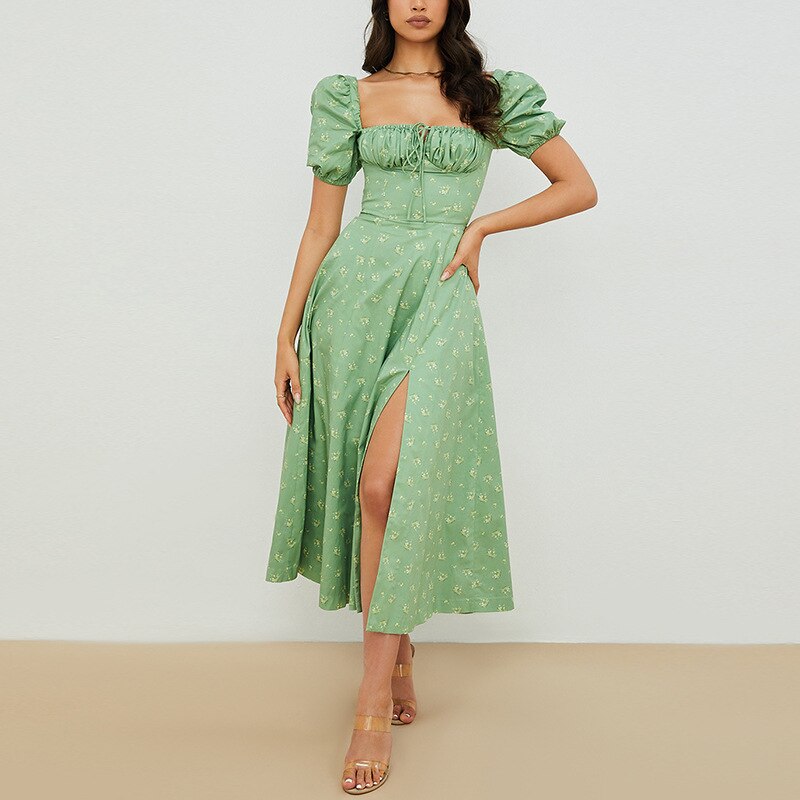 Floral Print Midi Dress