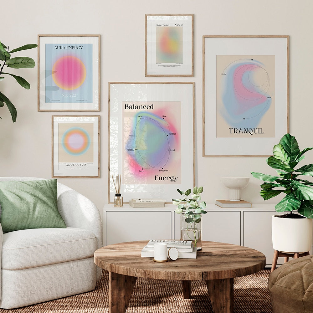 Divine Energy Trendy Gallery Wall Art