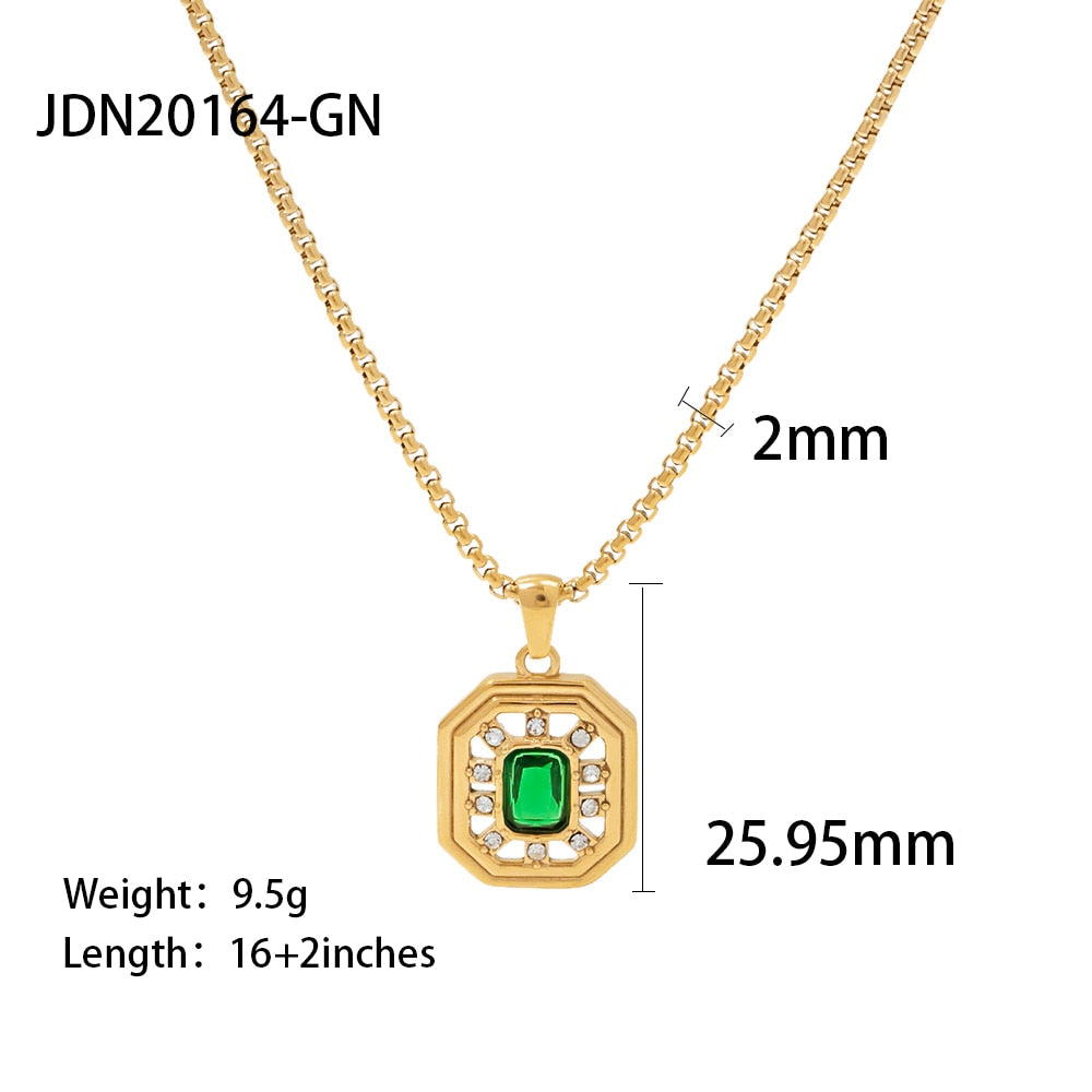 Mix Set Gold Rhinestone Necklace