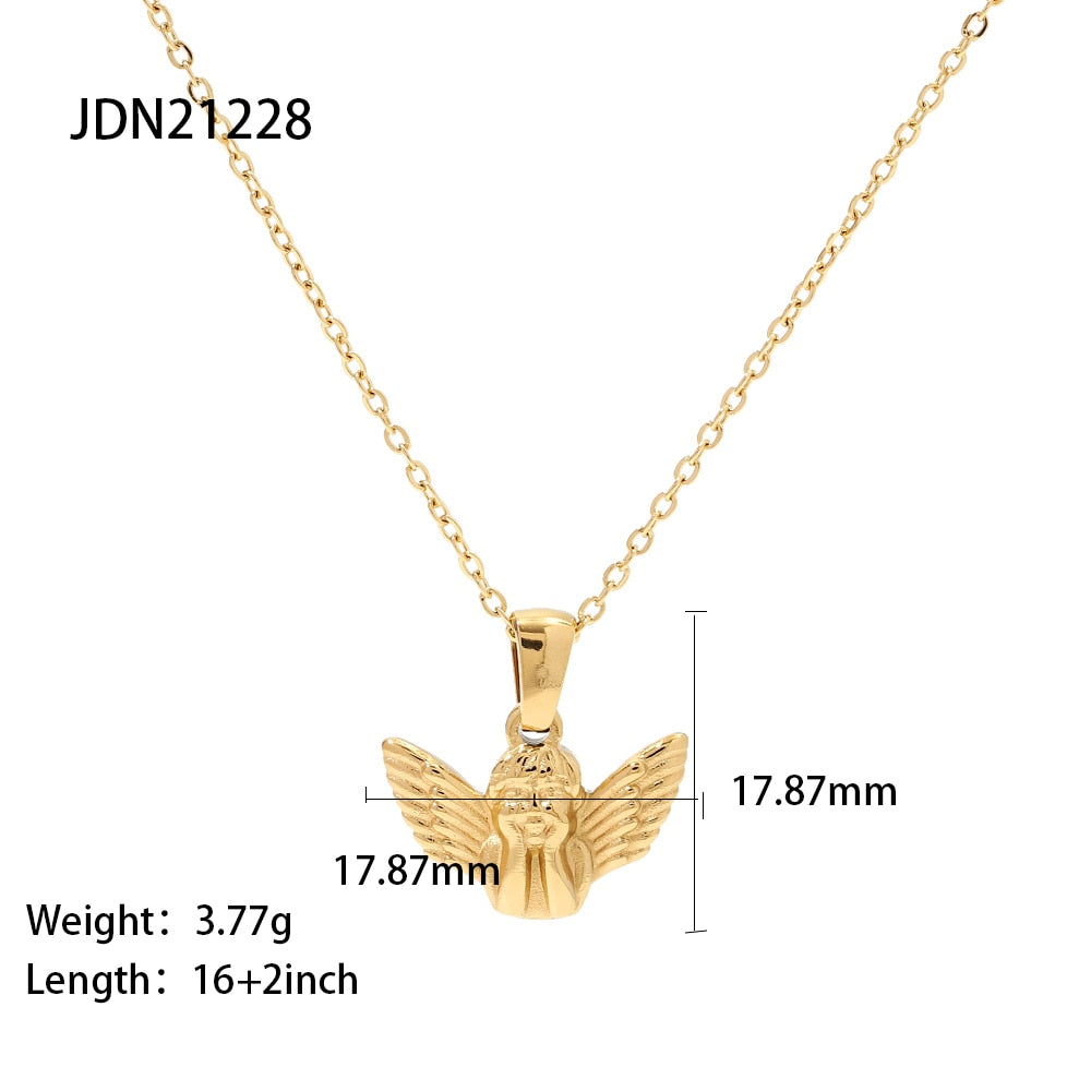 Mix Set Gold Rhinestone Necklace