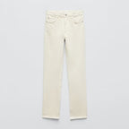High-waisted Trousers  Slim Jeans