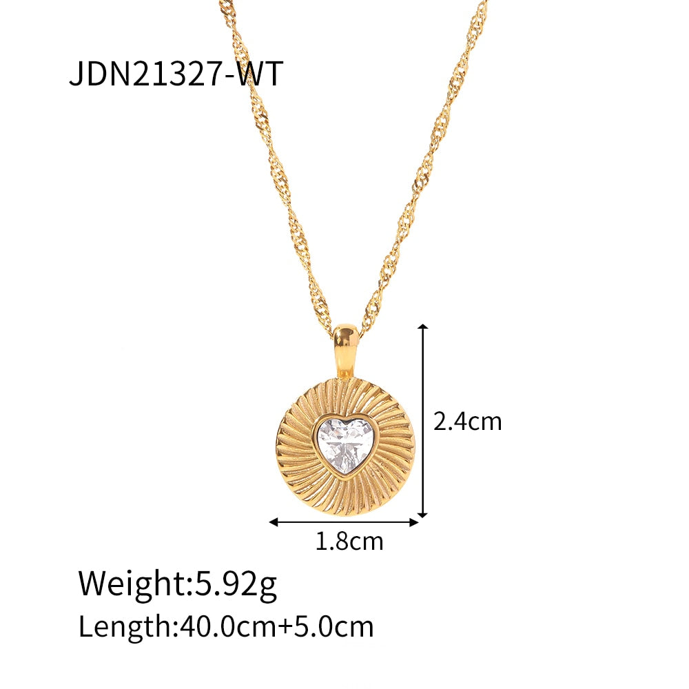 Mix Set Gold Rhinestone Necklace