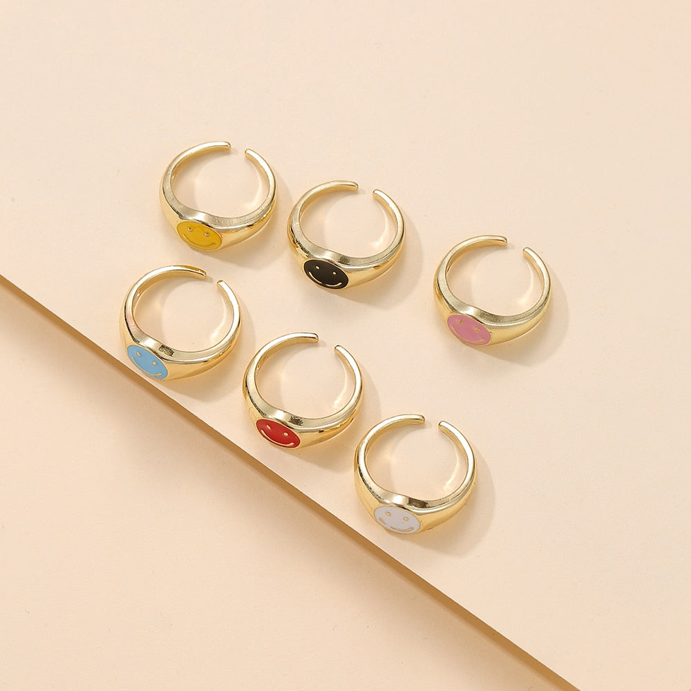 Smiley Gold Ring