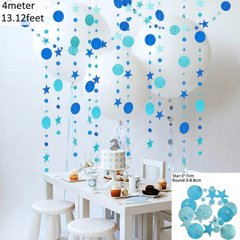 4M 13ft Glitter Paper Banner