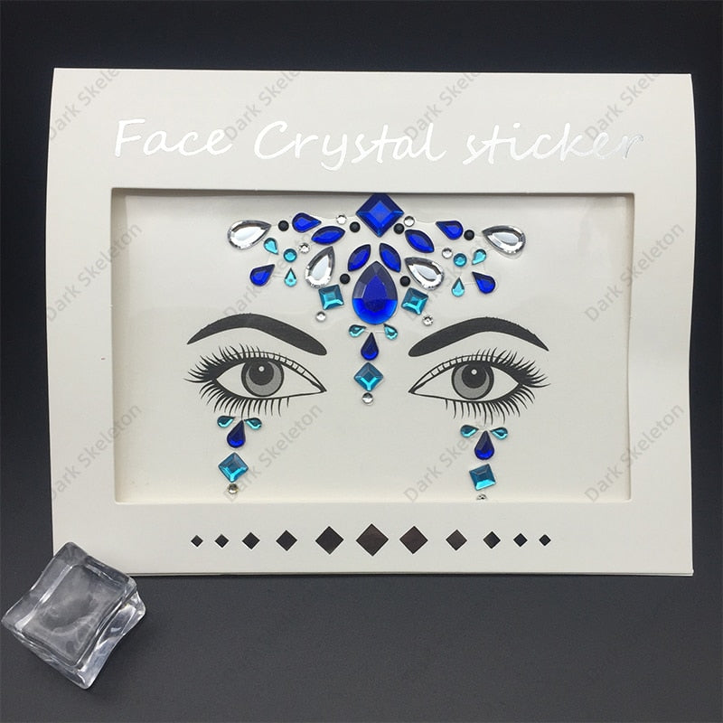 Face Rhinestones Makeup Sticker