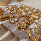 Chunky Hoop Earrings