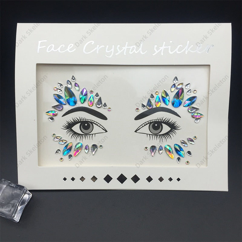 Face Rhinestones Makeup Sticker