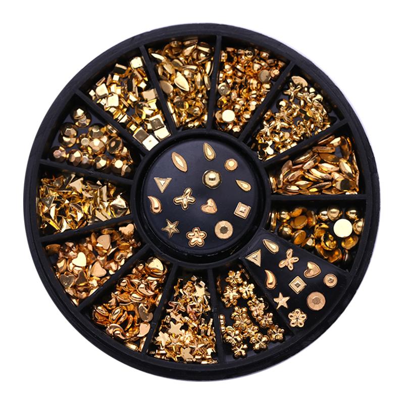 Mixed Nail Rhinestone Nail Art