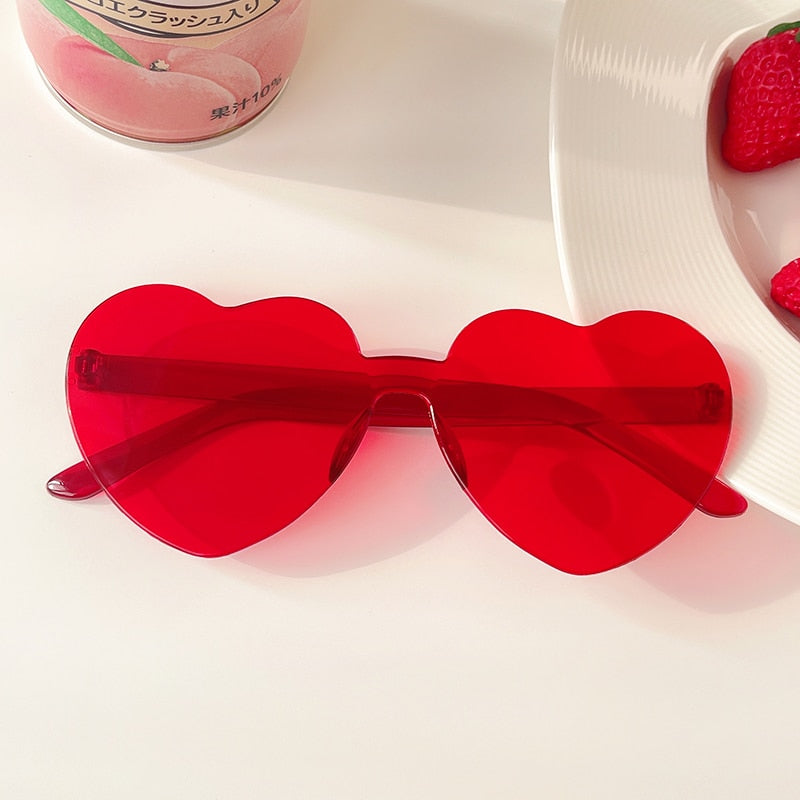 Love Heart Multicolor Party Sunglasses