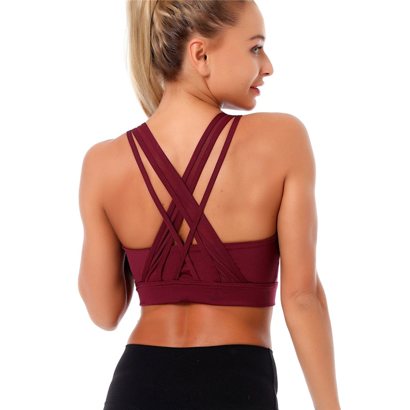Solid Tank Top  Bra