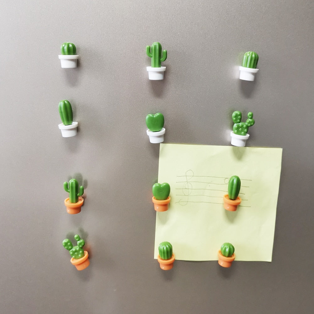 6pcs Cactus Fridge Magnet Refrigerator