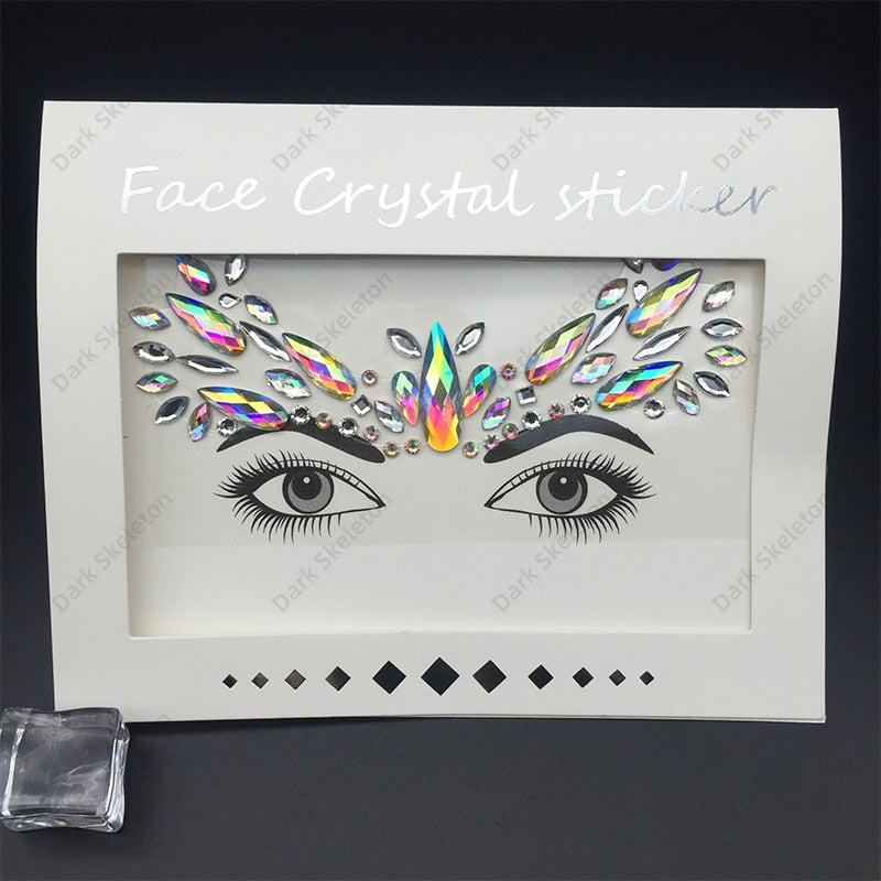 Face Rhinestones Makeup Sticker