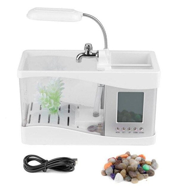 USB Desktop Mini Aquarium Fish Tank
