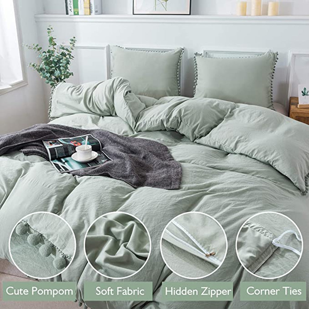 Solid Color Bedding Set