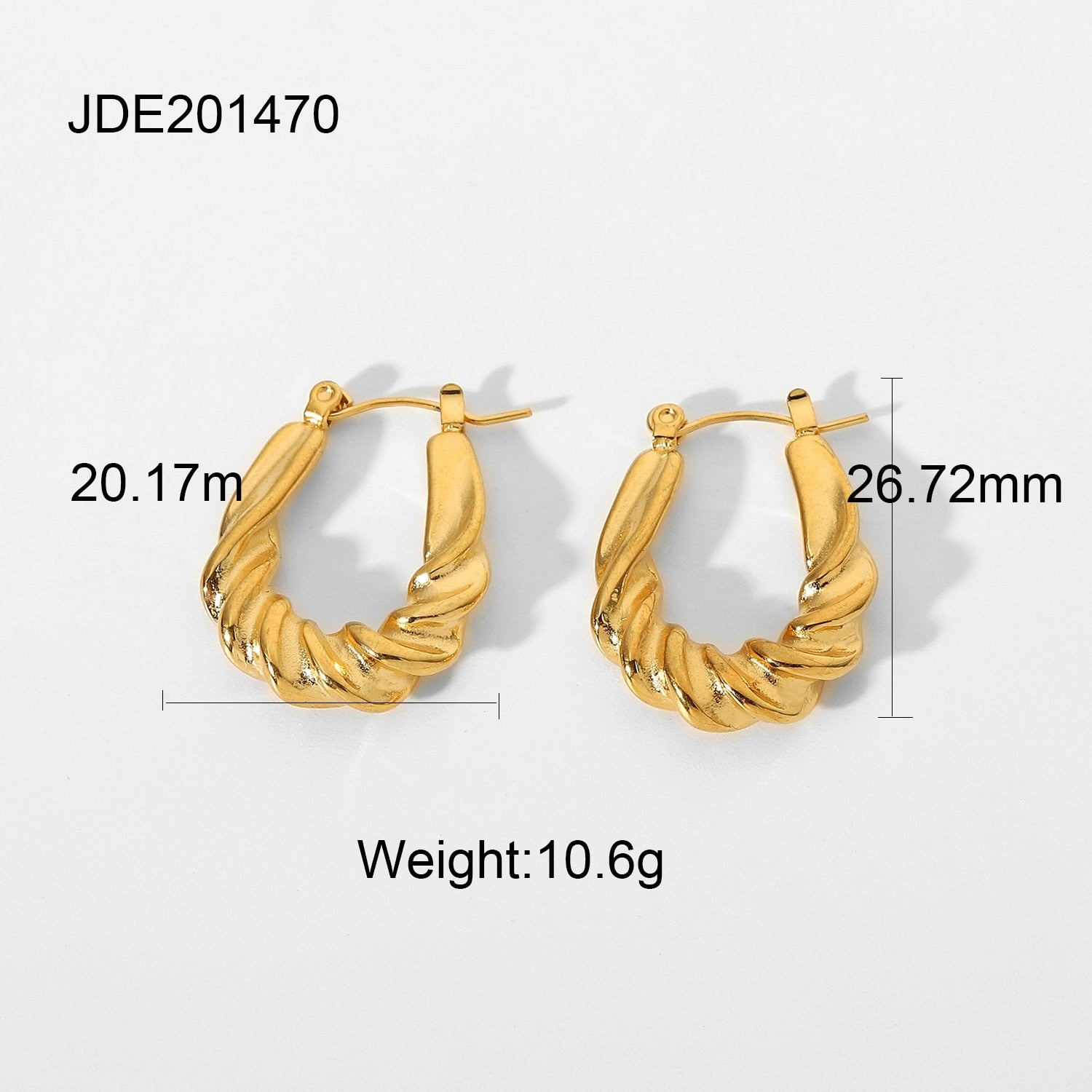 Chunky Hoop Earrings