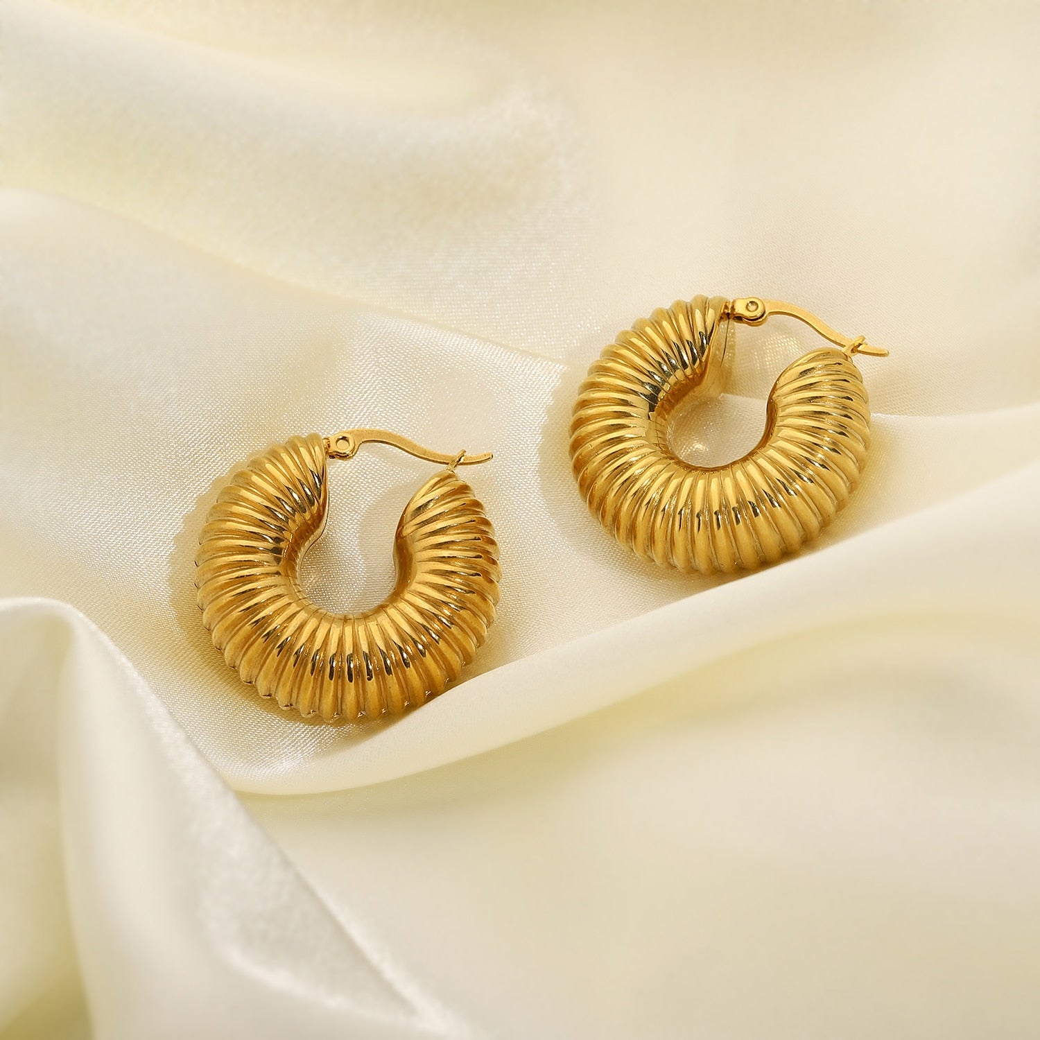 Gold Hoop Earrings