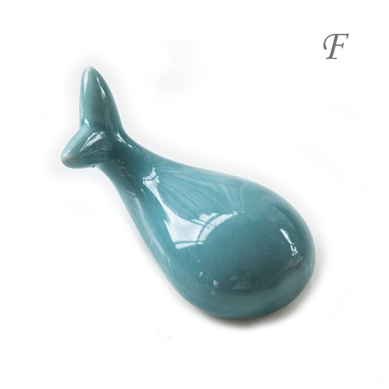 1PC Ceramic Cute Whale Chopsticks Holder