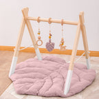 Baby Cotton Leaves Cushion Mat