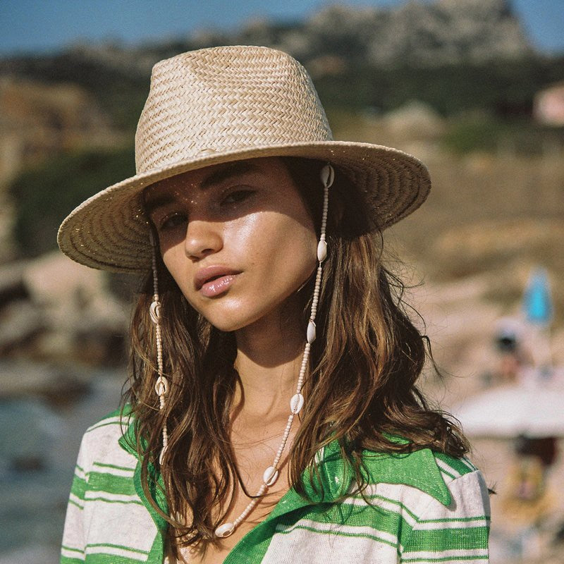 Seashells Beaded Straw Hats