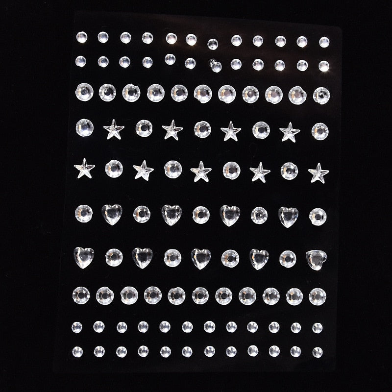 Party Rhinestone Makeup Sticker