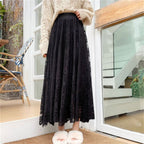 High Waist Lace Skirt