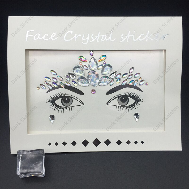 Face Rhinestones Makeup Sticker