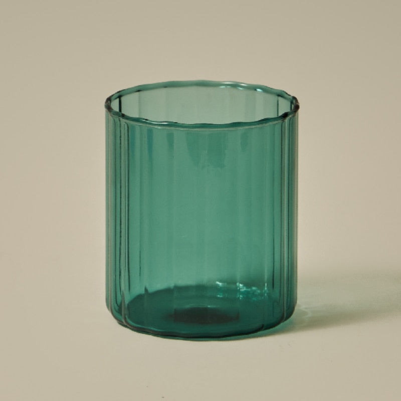 6 Colors Glass Cups Heat Resistant