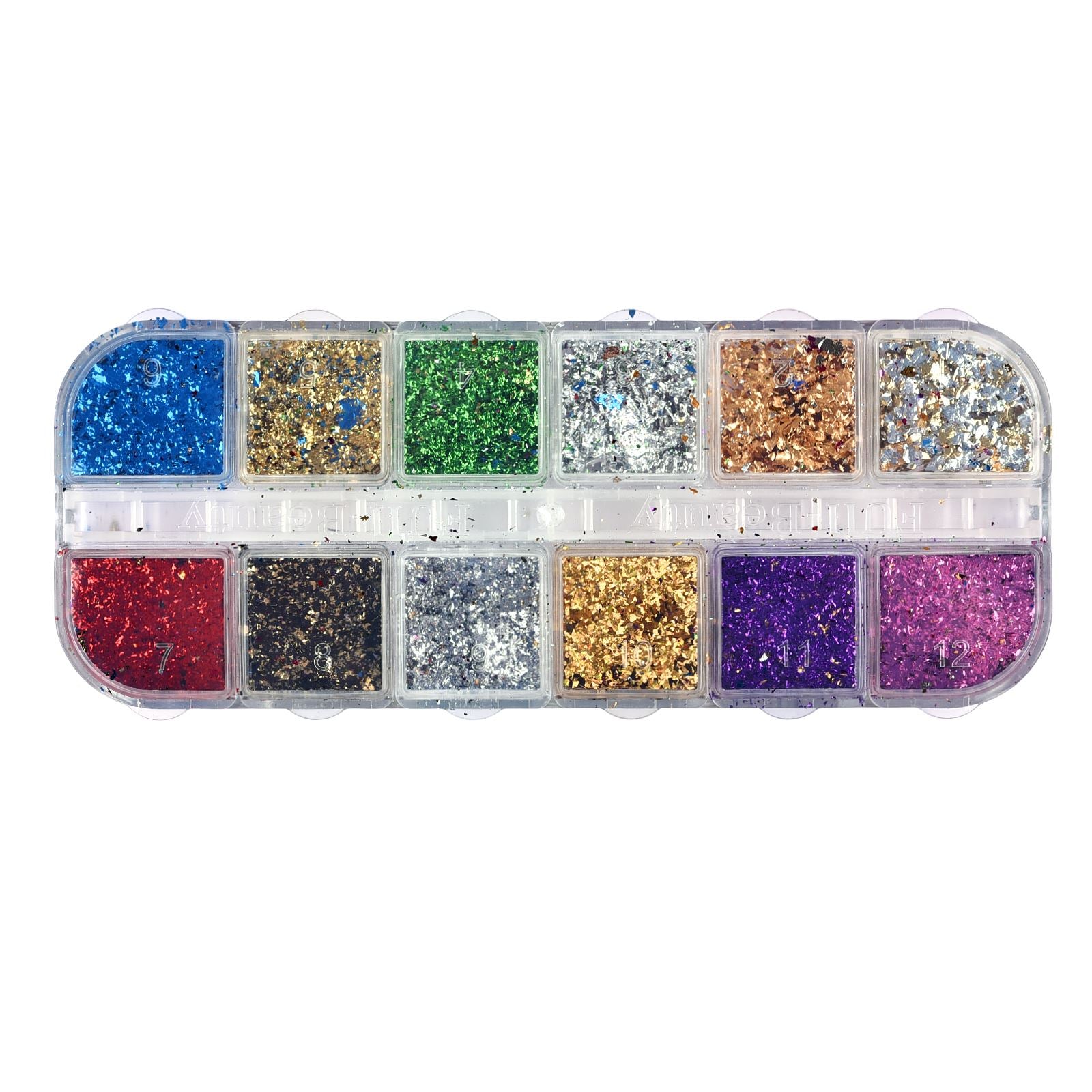 Gold Foil Sequins Glitter Nail Art