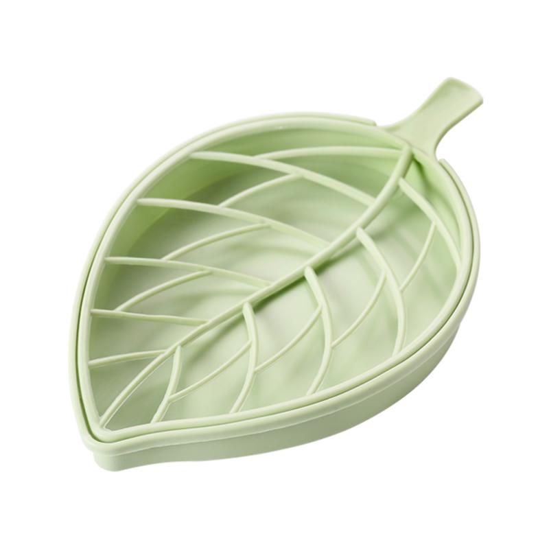 3 Colors Leaf Shape Soap Holder