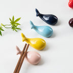 1PC Ceramic Cute Whale Chopsticks Holder
