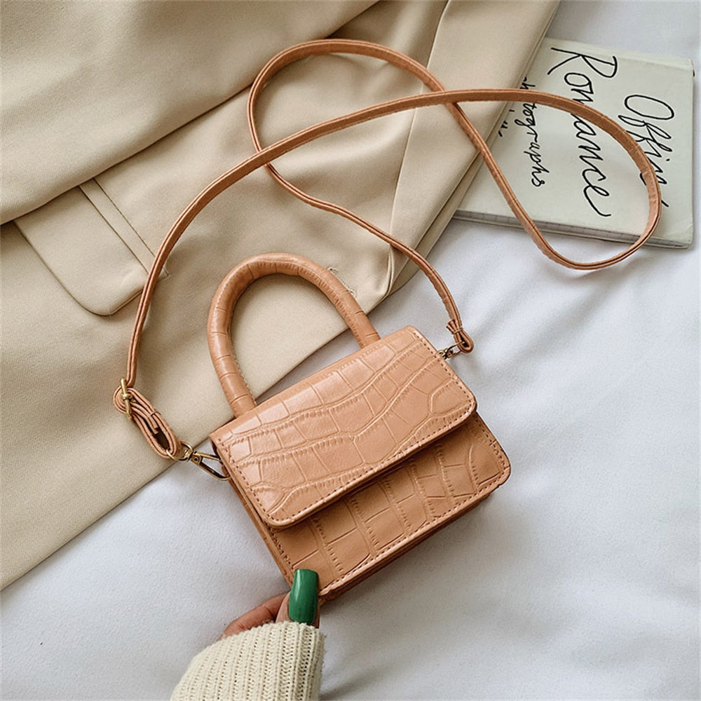 Mini Alligator Crossbody Bag