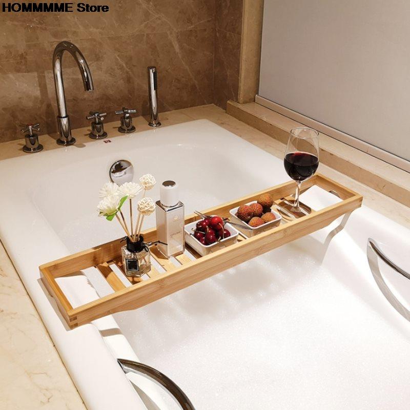 Bamboo Extension Bathtub Tray