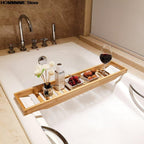 Bamboo Extension Bathtub Tray