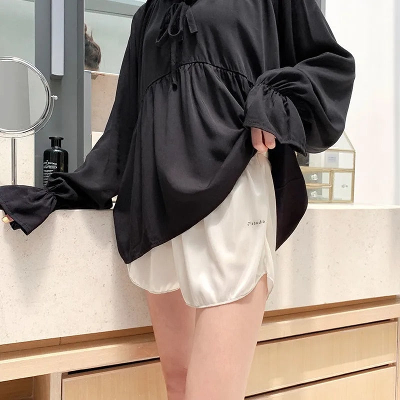 Soft Ice Silk Jogger Shorts